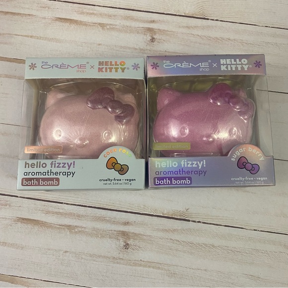 2x Creme Shop Hello Kitty Aromatherapy Bath Bomb Limited Edition - Picture 3 of 4